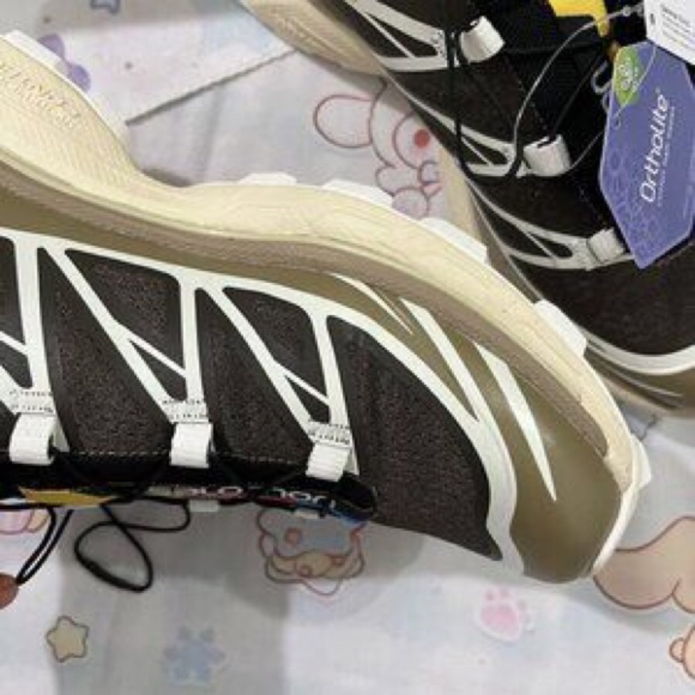 Salomon S/Lab Trail Shoes in Black, Olive, White - Picture 3 of 7